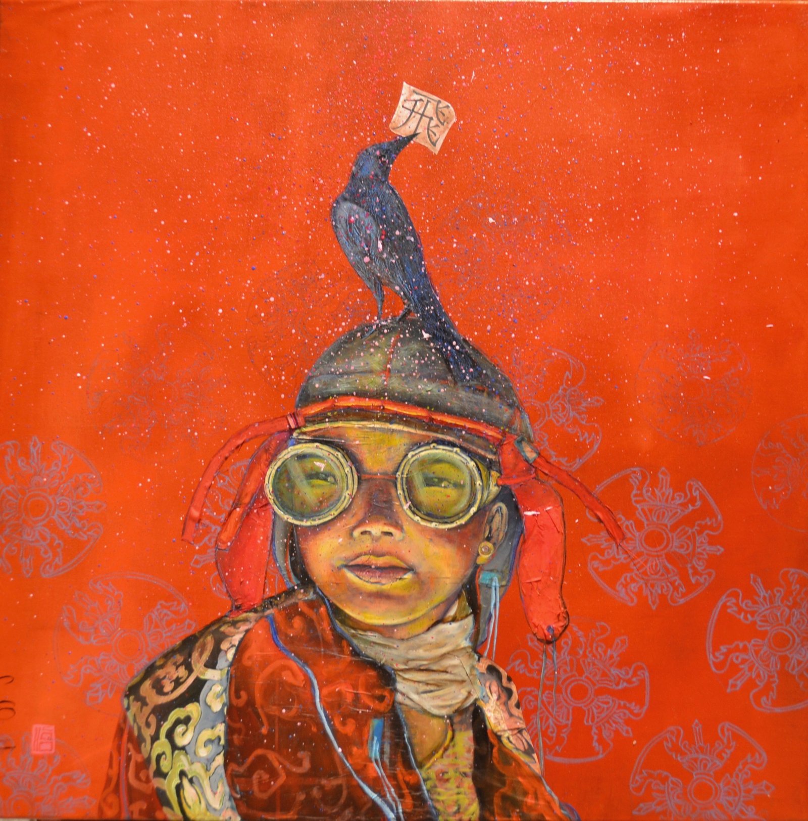 ANIL, gesso, oil & mixte